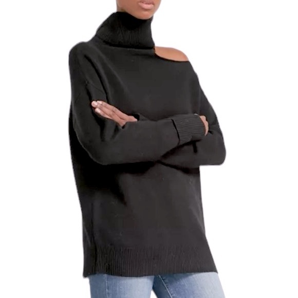 NWOT Paige Raundie Cold Shoulder Turtleneck - Picture 3 of 14